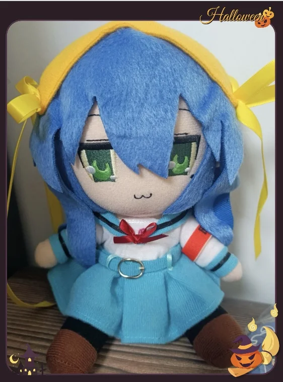 20CM Izumi Konata Fumo Sitting Plush Pillow Cute Anime Kawaii Cartoon Plushie Cosplay Prop Christmas Gift
20CM Izumi Konata Fumo Sitting Plush Pillow Cute Anime Kawaii Cartoon Plushie Cosplay Prop Christmas Gift