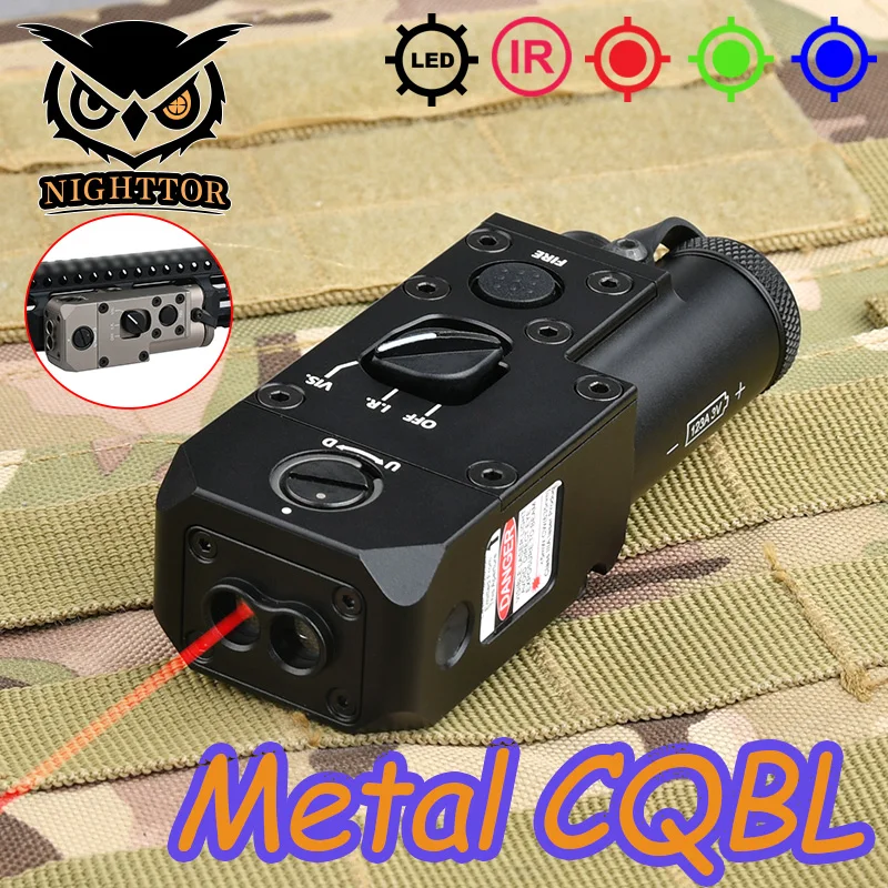 Tactical Metal CQBL All Metal IR Pionter Red Dot Aiming Green Blue Indicator Scout Light Accessory Airsoft M300 M600 Flashlight
Tactical Metal CQBL All Metal IR Pionter Red Dot Aiming Green Blue Indicator Scout Light Accessory Airsoft M300 M600 Flashlight