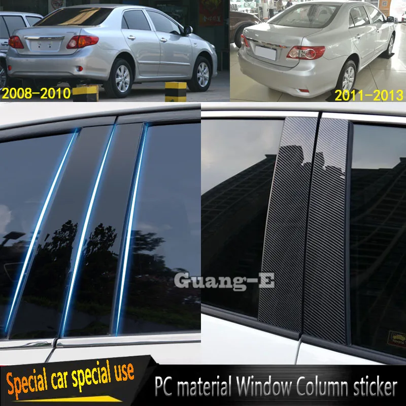 6 шт., автомобильные наклейки для Toyota Corolla Altis 2007 2008 2009 2010 2011-2013
6 шт., автомобильные наклейки для Toyota Corolla Altis 2007 2008 2009 2010 2011-2013