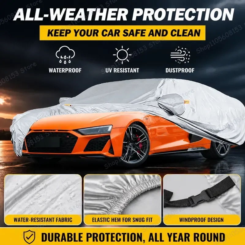 For Audi R8 Car Cover Outdoor UV Sun Rain Snow Dust Protection Waterproof Breathable All Weather Fit Auto Cover
For Audi R8 Car Cover Outdoor UV Sun Rain Snow Dust Protection Waterproof Breathable All Weather Fit Auto Cover