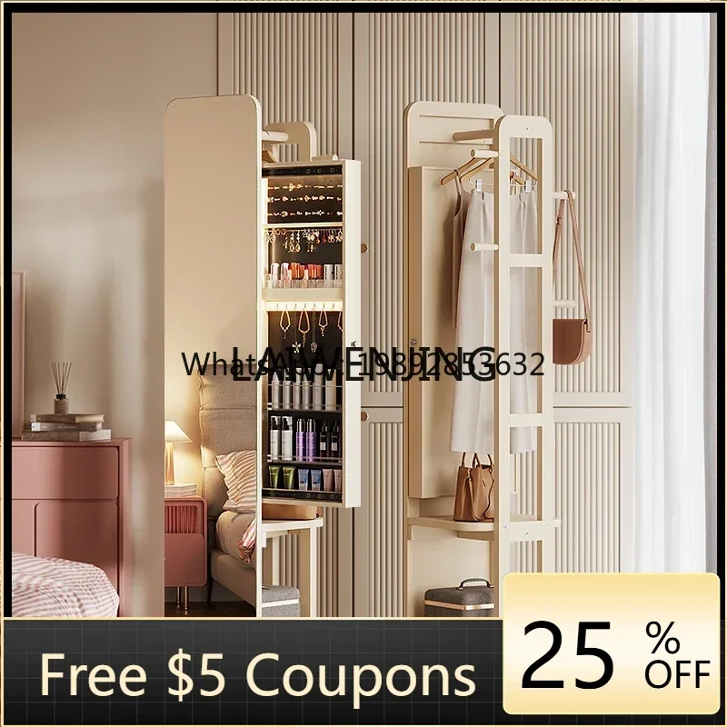 JJ2 solid wood full-length mirror rotating full body floor with storage cabinet and hanger integrated bedroom
JJ2 solid wood full-length mirror rotating full body floor with storage cabinet and hanger integrated bedroom