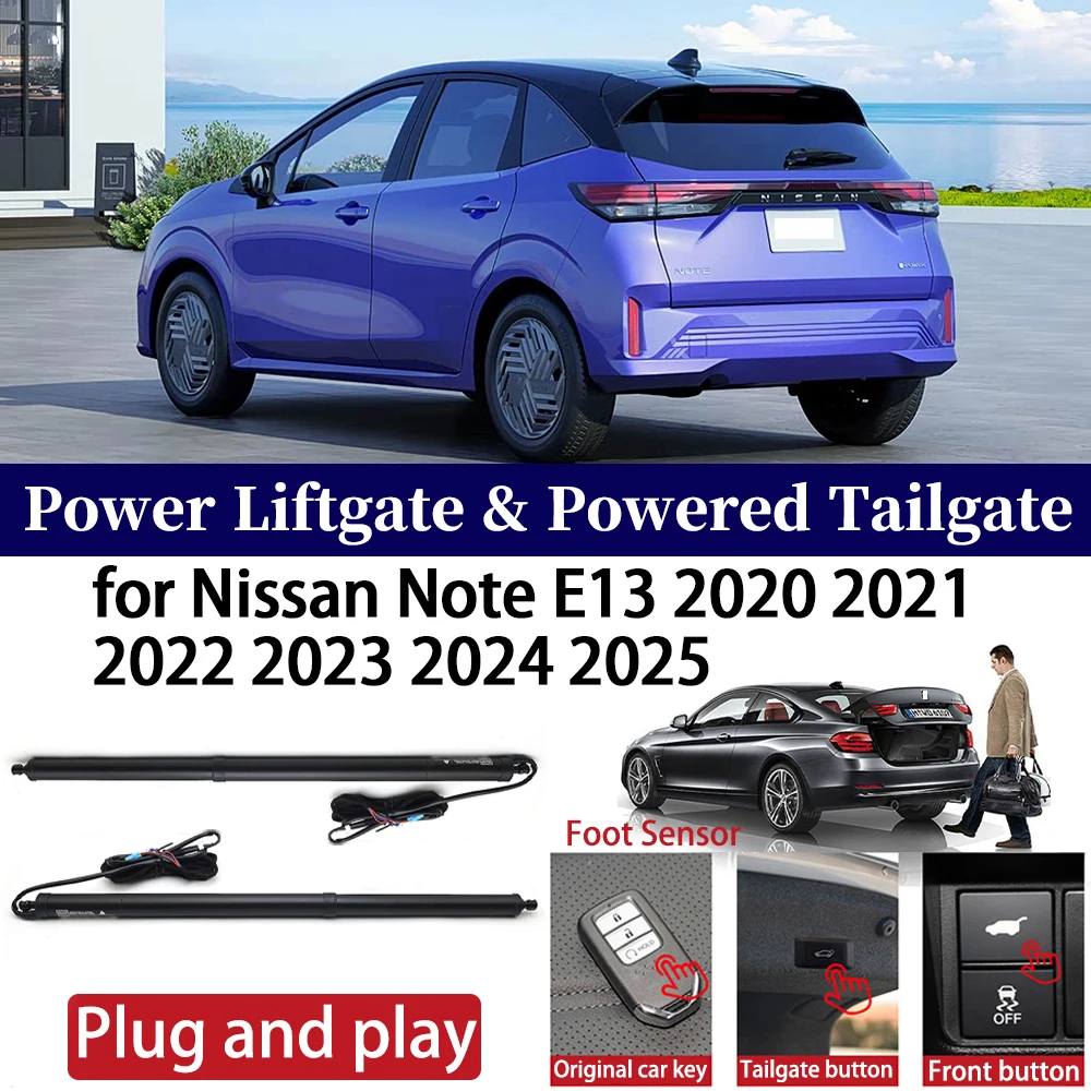 ZhuCamX for Nissan Note E13 2020 2021 2022 2023 2024 2025 Car Power Liftgate Automatic One-Click Powered Tailgate Strut opener
ZhuCamX for Nissan Note E13 2020 2021 2022 2023 2024 2025 Car Power Liftgate Automatic One-Click Powered Tailgate Strut opener