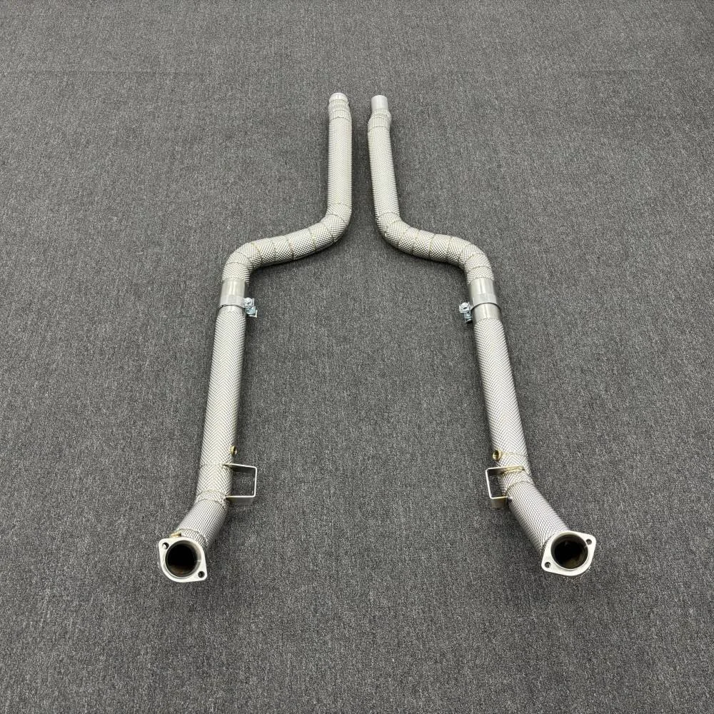 Stainless Steel Exhaust Downpipe for Mercedes-Benz C63 AMG W204 6.2L with Catalyst 2011-2015 High Performance Cat Back System
Stainless Steel Exhaust Downpipe for Mercedes-Benz C63 AMG W204 6.2L with Catalyst 2011-2015 High Performance Cat Back System