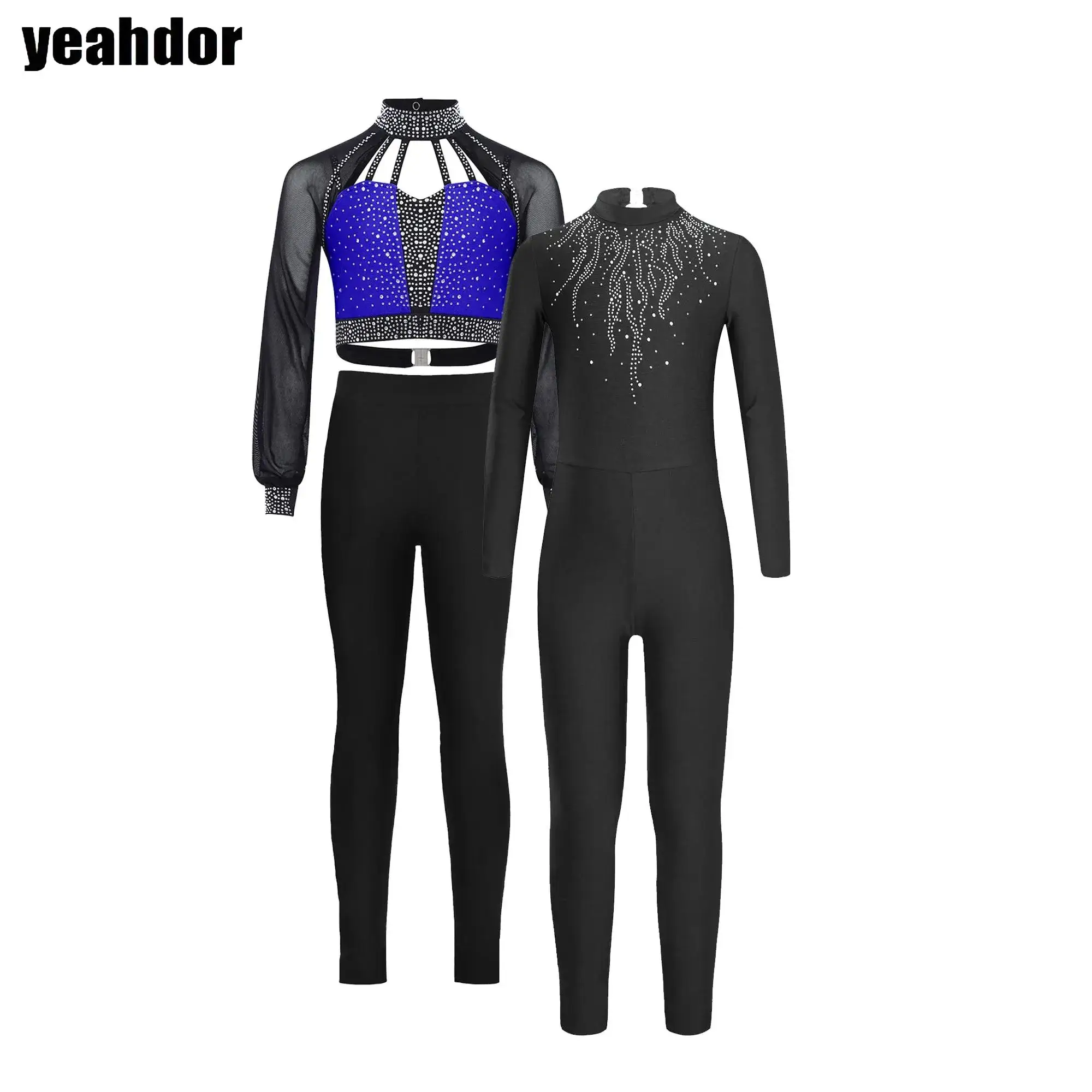 Танцевальный наряд для фигурного катания, детский гимнастический костюм для девочек, укороченный топ с длинными рукавами и ремешками со стразами и леггинсами
Танцевальный наряд для фигурного катания, детский гимнастический костюм для девочек, укороченный топ с длинными рукавами и ремешками со стразами и леггинсами