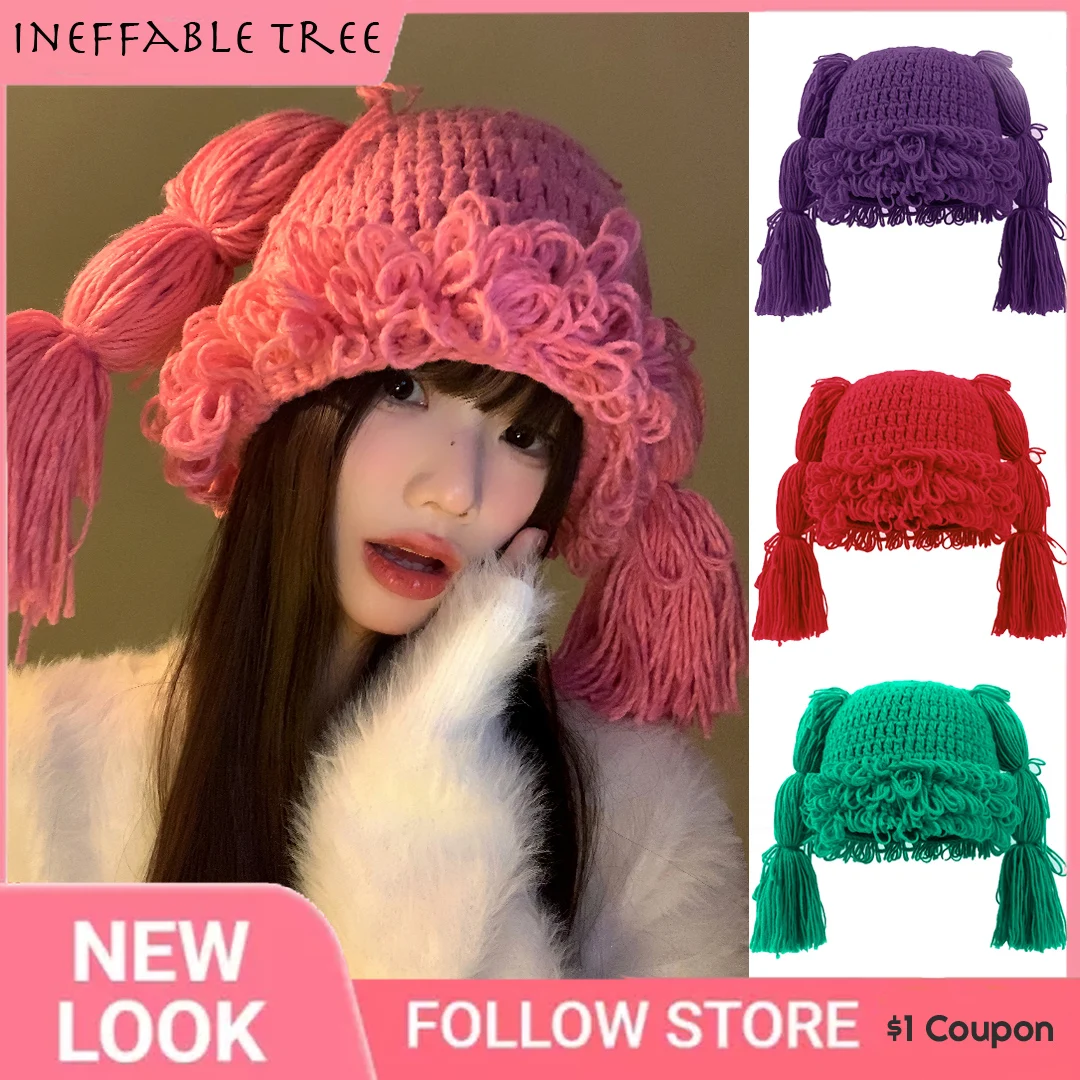 Y2k Kawaii Japanese Braided Design Knitted Bunny Hats for Women Men Autumn Winter Warm Personality Pullover Beanies Cap Gorras
Y2k Kawaii Japanese Braided Design Knitted Bunny Hats for Women Men Autumn Winter Warm Personality Pullover Beanies Cap Gorras
