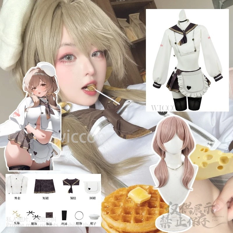 Nikke New Goddess Cosplay Bridd Costume Anime Game Jirai Kei BBW Girls Miniskirt Cropped Top 3D Lollipop Props Cos Customized
Nikke New Goddess Cosplay Bridd Costume Anime Game Jirai Kei BBW Girls Miniskirt Cropped Top 3D Lollipop Props Cos Customized