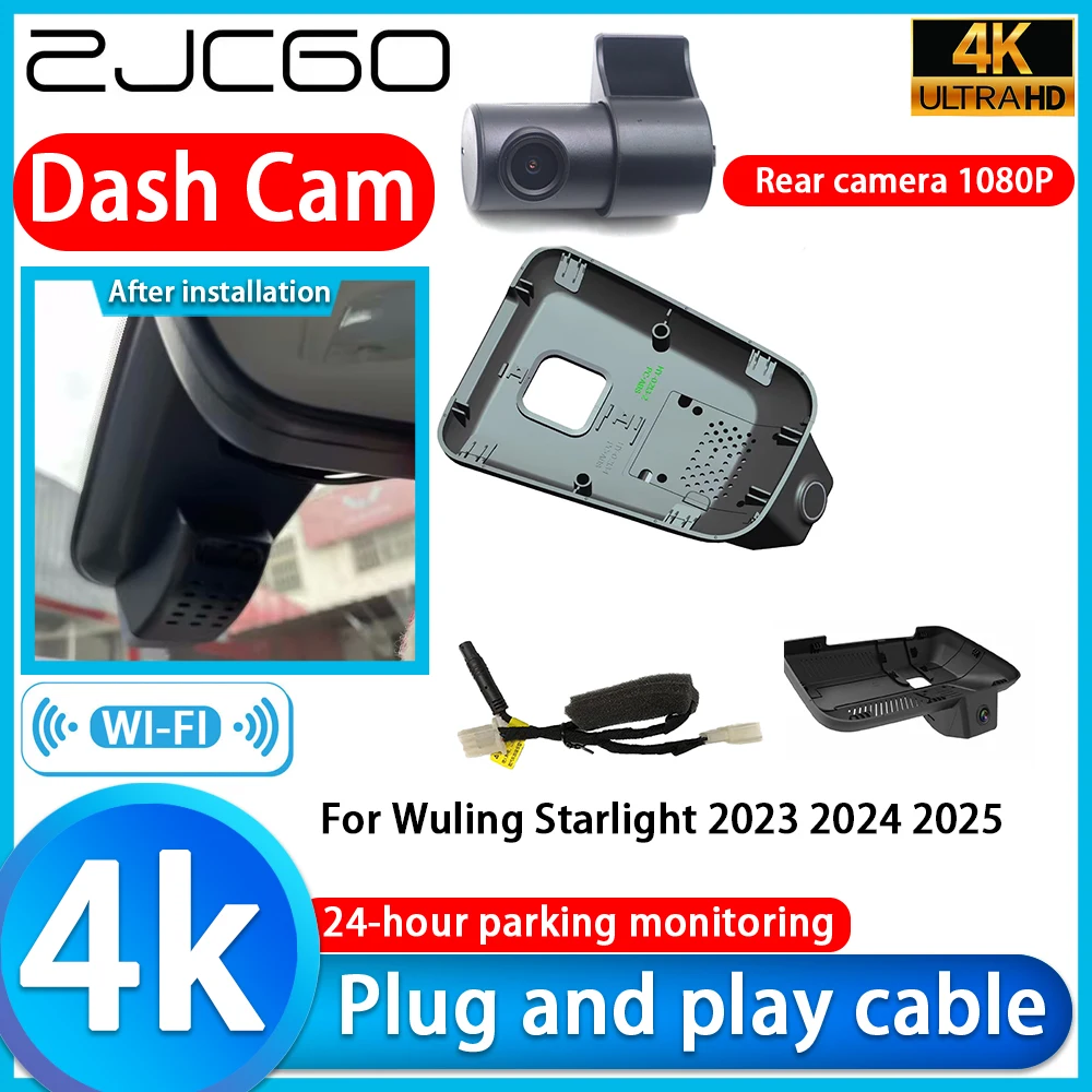 ZJCGO Video Recorder 4K UHD Plug and Play DVR Dash Cam for Wuling Starlight 2023 2024 2025
ZJCGO Video Recorder 4K UHD Plug and Play DVR Dash Cam for Wuling Starlight 2023 2024 2025