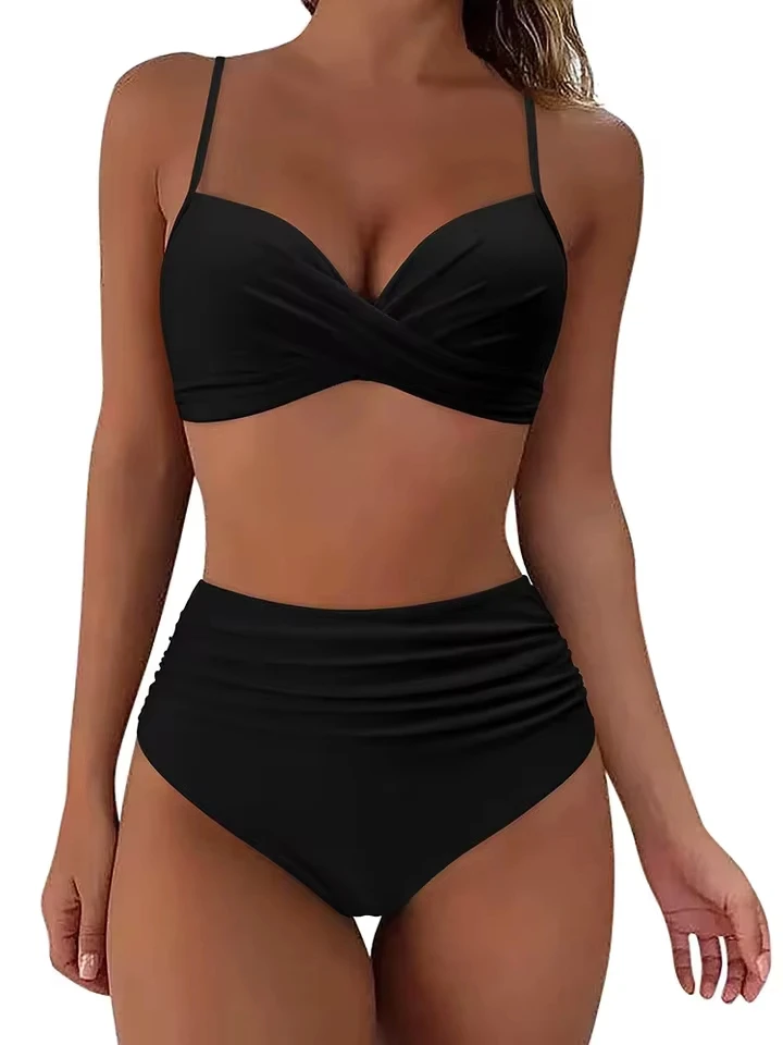Vzvn 2025 New Summer Swimwear Bikinis Set Women Sexy High Waist Pleated Bikini 2 Piece Set Split Swimsuit Beach style Bikini
Vzvn 2025 New Summer Swimwear Bikinis Set Women Sexy High Waist Pleated Bikini 2 Piece Set Split Swimsuit Beach style Bikini