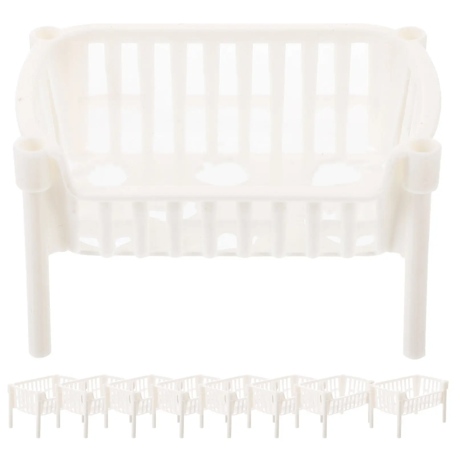 10 Pcs Miniature Shelf Plastic DIY Accessory House Layout Decor Bathroom Kitchen Storage Rack Model White Mini Furniture
10 Pcs Miniature Shelf Plastic DIY Accessory House Layout Decor Bathroom Kitchen Storage Rack Model White Mini Furniture