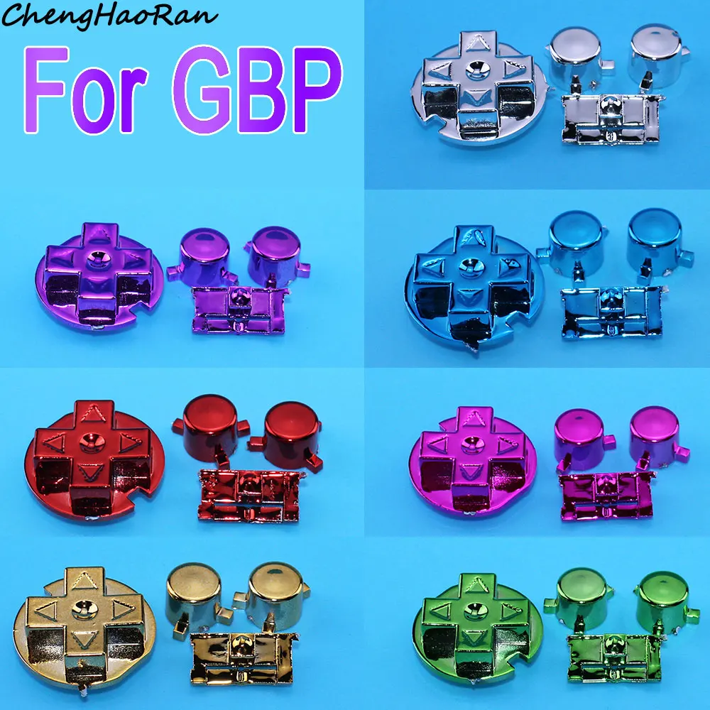 1 Set High Quality Power Switch A B Directional Buttons D Keyboard Buttons For Game-boy Pocket GBP Chrome Button Replacement Par
1 Set High Quality Power Switch A B Directional Buttons D Keyboard Buttons For Game-boy Pocket GBP Chrome Button Replacement Par