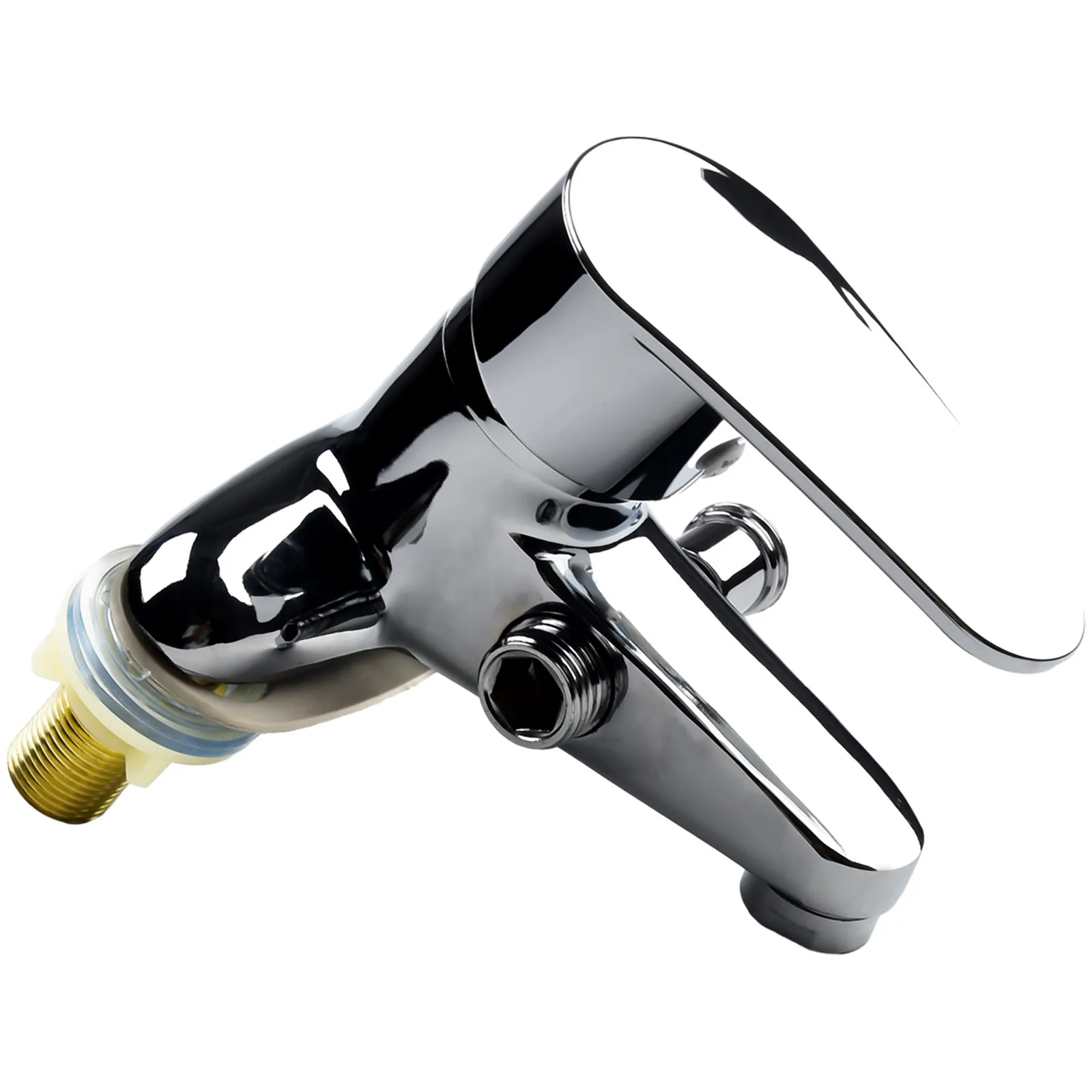 Water Mixer Tap Elegant Chrome Basin Tap Mixer Faucet Side Open 2 Ways Copper Ceramic Spool Hot and Cold Water
Water Mixer Tap Elegant Chrome Basin Tap Mixer Faucet Side Open 2 Ways Copper Ceramic Spool Hot and Cold Water