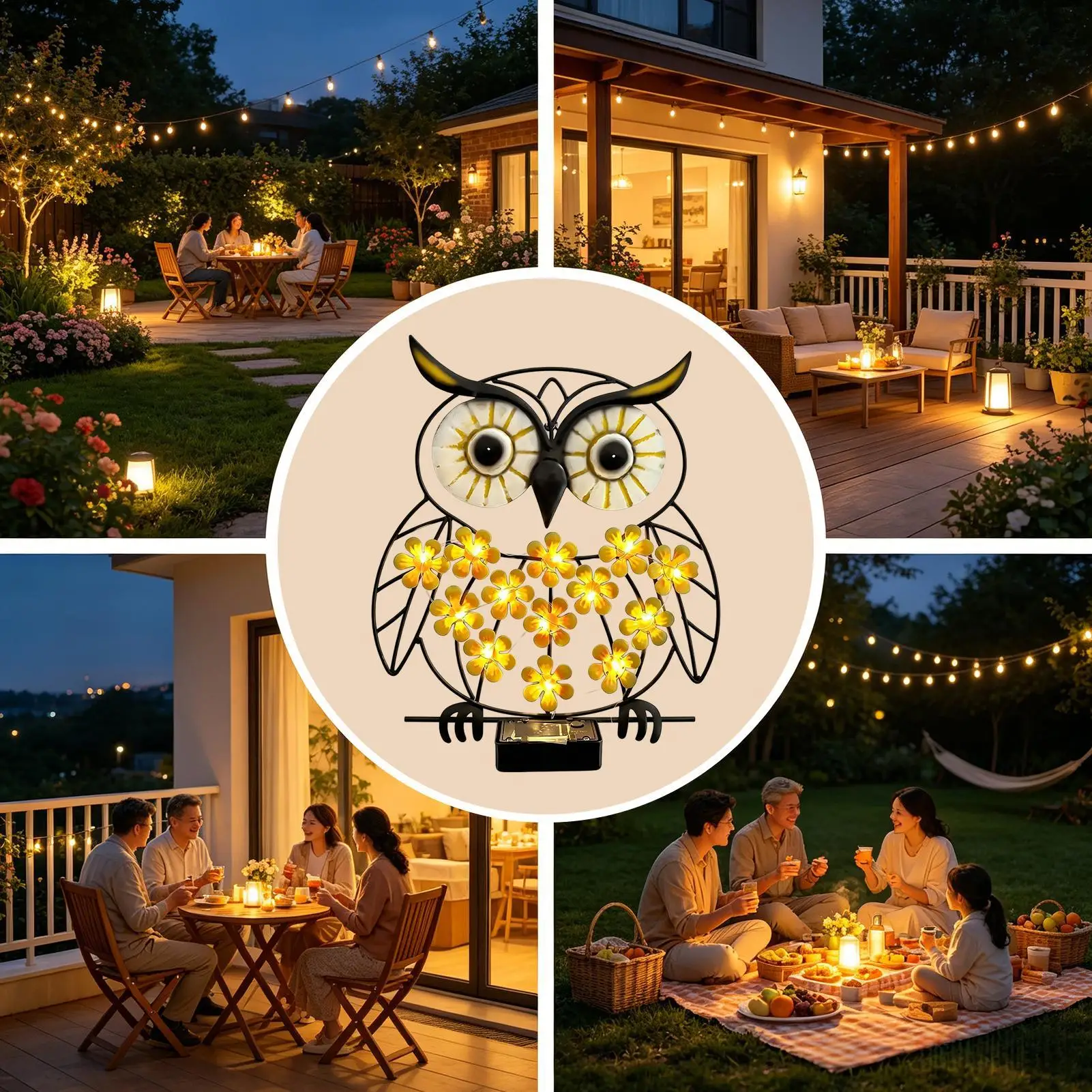 Solar Garden Lights Metal Art LED Funny Wall Decor Cute Outdoor Waterproof Lights Yard Porch Fence Pathway Balcony House
Solar Garden Lights Metal Art LED Funny Wall Decor Cute Outdoor Waterproof Lights Yard Porch Fence Pathway Balcony House