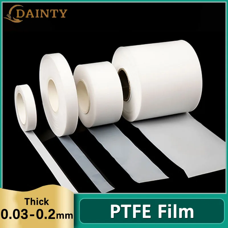 PTFE Film Translucent Polytetrafluoroethylene Sheet High Temperature Plate Plastics Width 50mm 100mm Corrosion Resistant
PTFE Film Translucent Polytetrafluoroethylene Sheet High Temperature Plate Plastics Width 50mm 100mm Corrosion Resistant