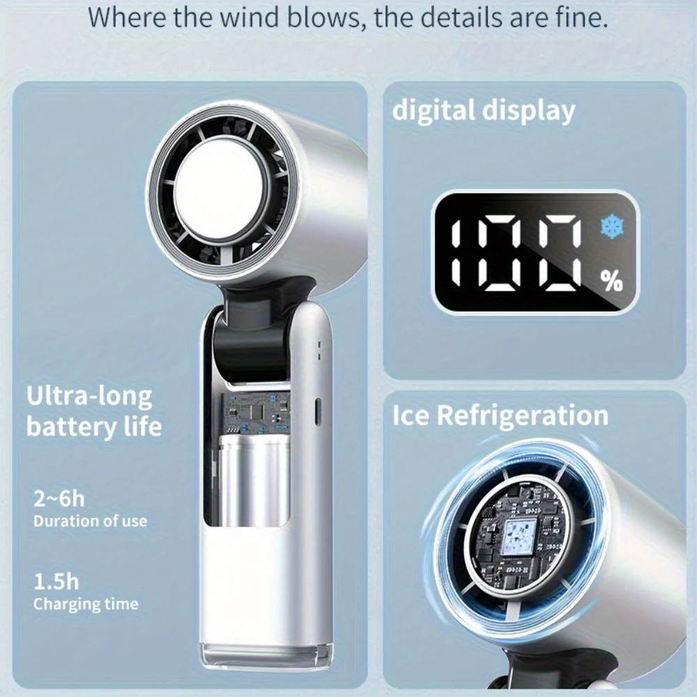 Высокоскоростной охлаждающий вентилятор, цифровой дисплей скорости, подвесной на шею, USB перезаряжаемый портативный ручной вентилятор для путешествий, кемпинга, 4000 мАч
Высокоскоростной охлаждающий вентилятор, цифровой дисплей скорости, подвесной на шею, USB перезаряжаемый портативный ручной вентилятор для путешествий, кемпинга, 4000 мАч