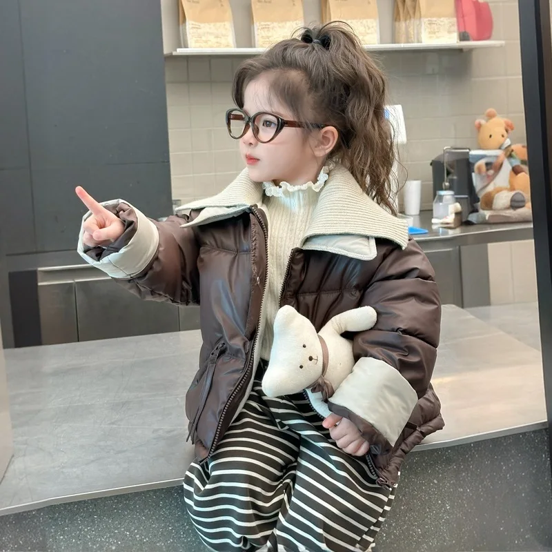 Baby Girls Padded Cotton Coat Children 2024 New Autumn Winter Fashion Simple Casual Warm Coat Korean Simple Style Top Kid
Baby Girls Padded Cotton Coat Children 2024 New Autumn Winter Fashion Simple Casual Warm Coat Korean Simple Style Top Kid
