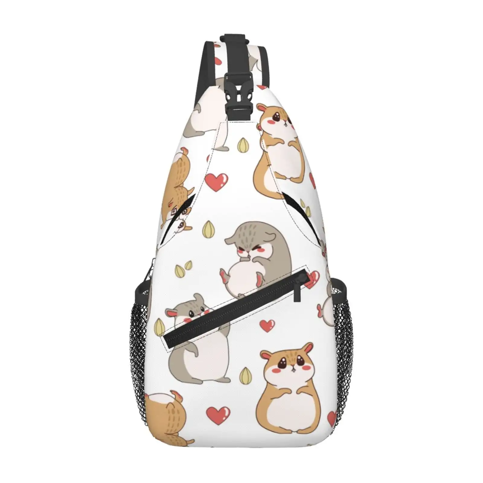 Sling Bag For Men, Love Cartoon Cute Hamster Fanny Pack Crossbody Bags Shoulder Chest Bag, Small Gym Bag Anti Theft Crossbody Ba
Sling Bag For Men, Love Cartoon Cute Hamster Fanny Pack Crossbody Bags Shoulder Chest Bag, Small Gym Bag Anti Theft Crossbody Ba