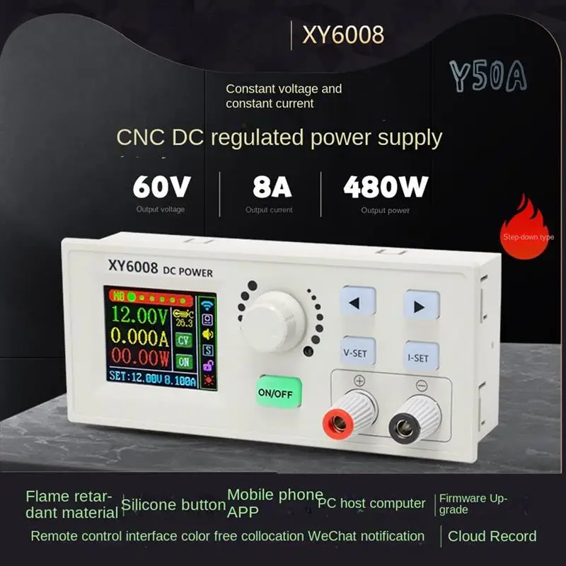 Y50A-Adjustable DC Regulated Power Supply Step-Down Module Constant Voltage And Current Maintenance 60V 480W Step-Down Module
Y50A-Adjustable DC Regulated Power Supply Step-Down Module Constant Voltage And Current Maintenance 60V 480W Step-Down Module