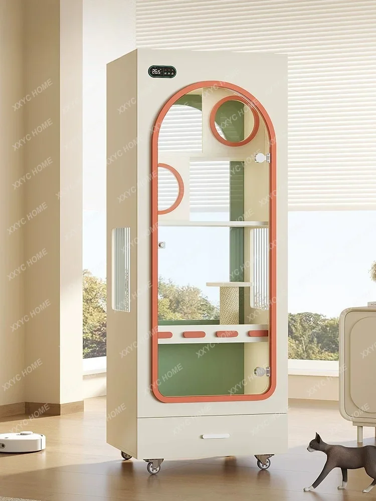 Thermostatic cat villa does not occupy an area of smart cat cabinet household indoor cat nest
Thermostatic cat villa does not occupy an area of smart cat cabinet household indoor cat nest