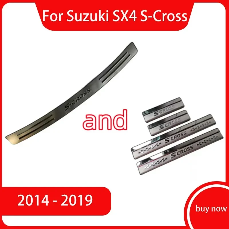 Защитные наклейки на задний бампер из нержавеющей стали для Suzuki SX4 S-Cross 2014-2019
Защитные наклейки на задний бампер из нержавеющей стали для Suzuki SX4 S-Cross 2014-2019