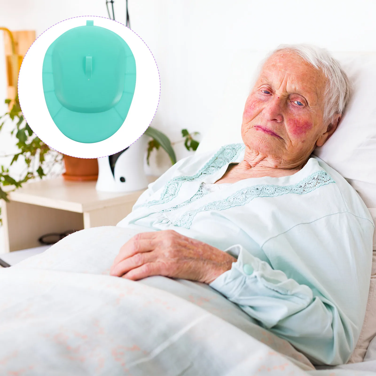1Pcs Bedpan with Lid Lightweight Portable Plastic Bedpan for Bedridden Elderly Patients Nursing Home Home Care Odor Proof Easy
1Pcs Bedpan with Lid Lightweight Portable Plastic Bedpan for Bedridden Elderly Patients Nursing Home Home Care Odor Proof Easy