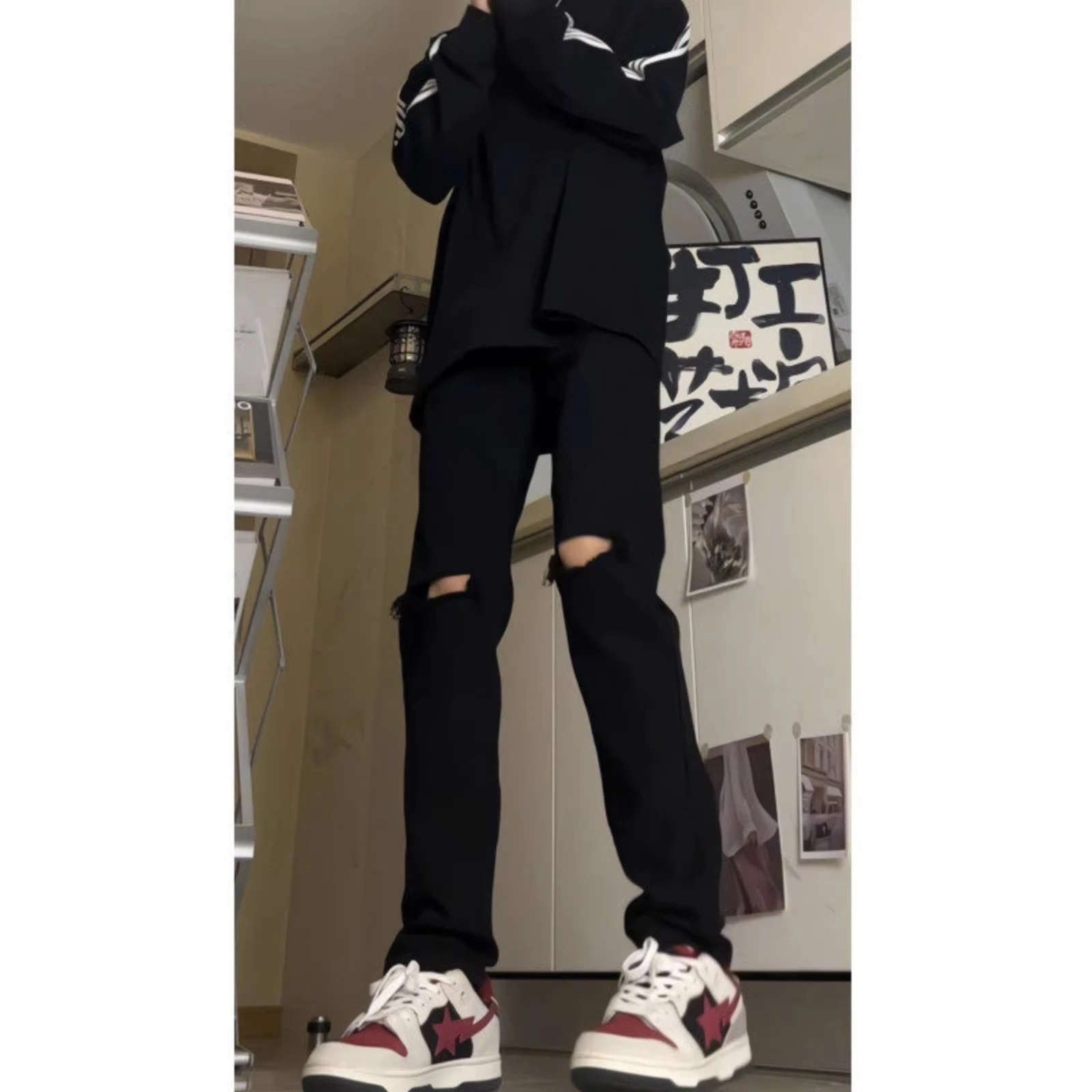 Мужские джинсы Pure Bla High Street Vintage, прямые, с дырками, облегающие, из денима, осенняя новинка
Мужские джинсы Pure Bla High Street Vintage, прямые, с дырками, облегающие, из денима, осенняя новинка