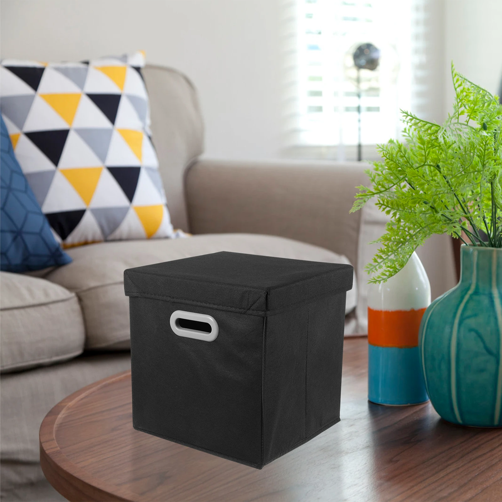 Foldable Fabric Clothes Cubes Handles Multi-Function Clothes Box Book Container Lid Wardrobe Organizer Folding Bin
Foldable Fabric Clothes Cubes Handles Multi-Function Clothes Box Book Container Lid Wardrobe Organizer Folding Bin