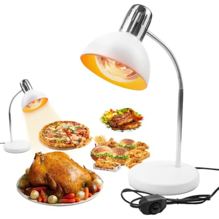 Food heat lamp for buffet, catering, BBQ, concession stand, restaurant home kitchen; 275W; metal housing; black; stepless dimme
Food heat lamp for buffet, catering, BBQ, concession stand, restaurant home kitchen; 275W; metal housing; black; stepless dimme