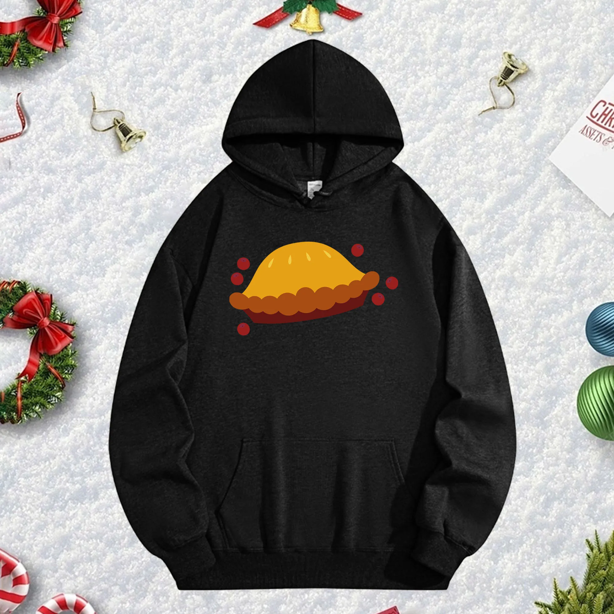 Черная толстовка с капюшоном Baked Pumpkin Pie 270 г для мужчин и женщин, уютный флисовый пуловер большого размера на осень/зиму, Рождество, Новый год
Черная толстовка с капюшоном Baked Pumpkin Pie 270 г для мужчин и женщин, уютный флисовый пуловер большого размера на осень/зиму, Рождество, Новый год