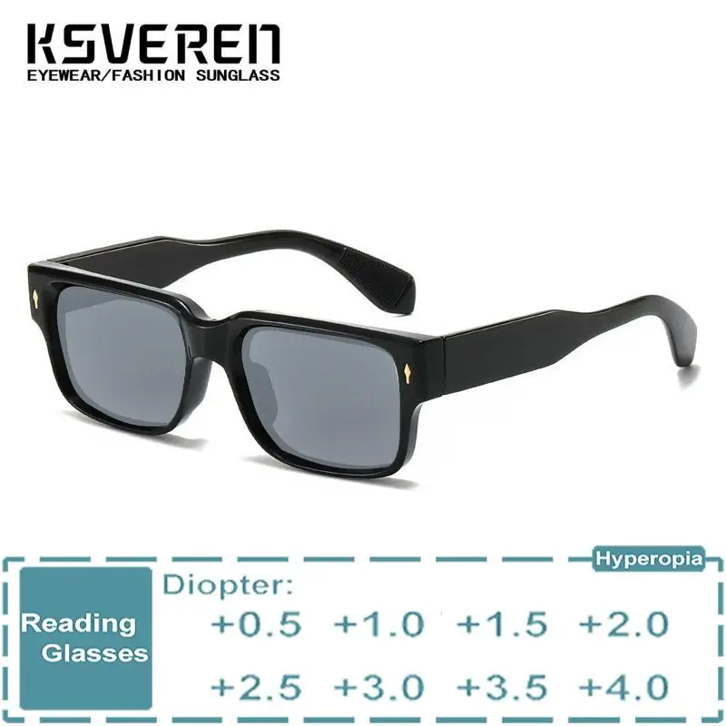 KSVEREN Men Square Reading Glasses Women Single Focus Presbyopic Eyeglasses Prescription Glasses Outdoor Shade Sunglasses
KSVEREN Men Square Reading Glasses Women Single Focus Presbyopic Eyeglasses Prescription Glasses Outdoor Shade Sunglasses