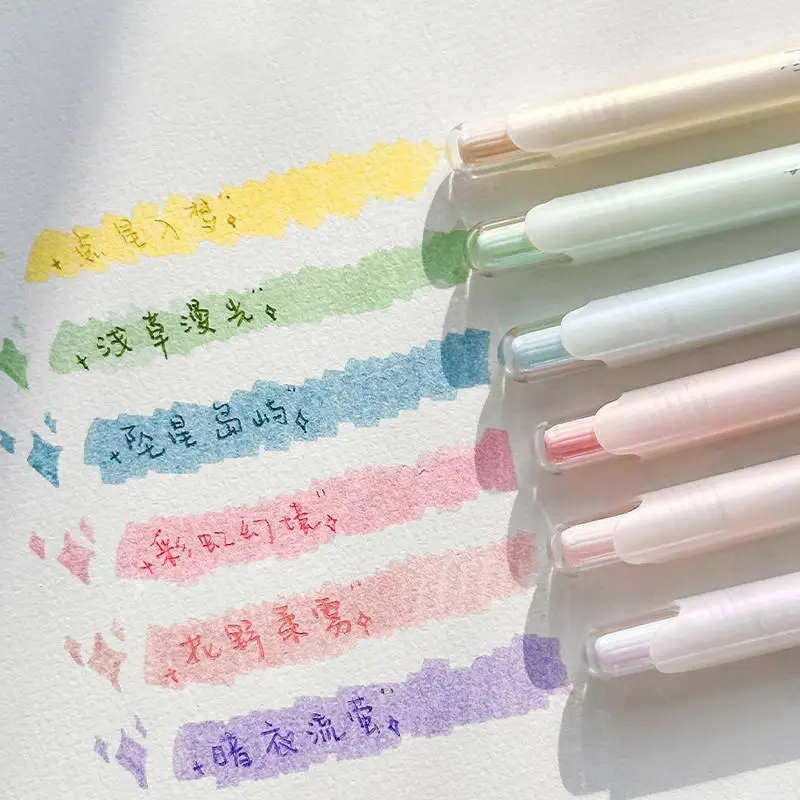 3Pcs Minimalist Transparent Highlighter Set Student Large Capacity Quick-Drying Ink Marker DIY Planner Decoration Highlighters
3Pcs Minimalist Transparent Highlighter Set Student Large Capacity Quick-Drying Ink Marker DIY Planner Decoration Highlighters