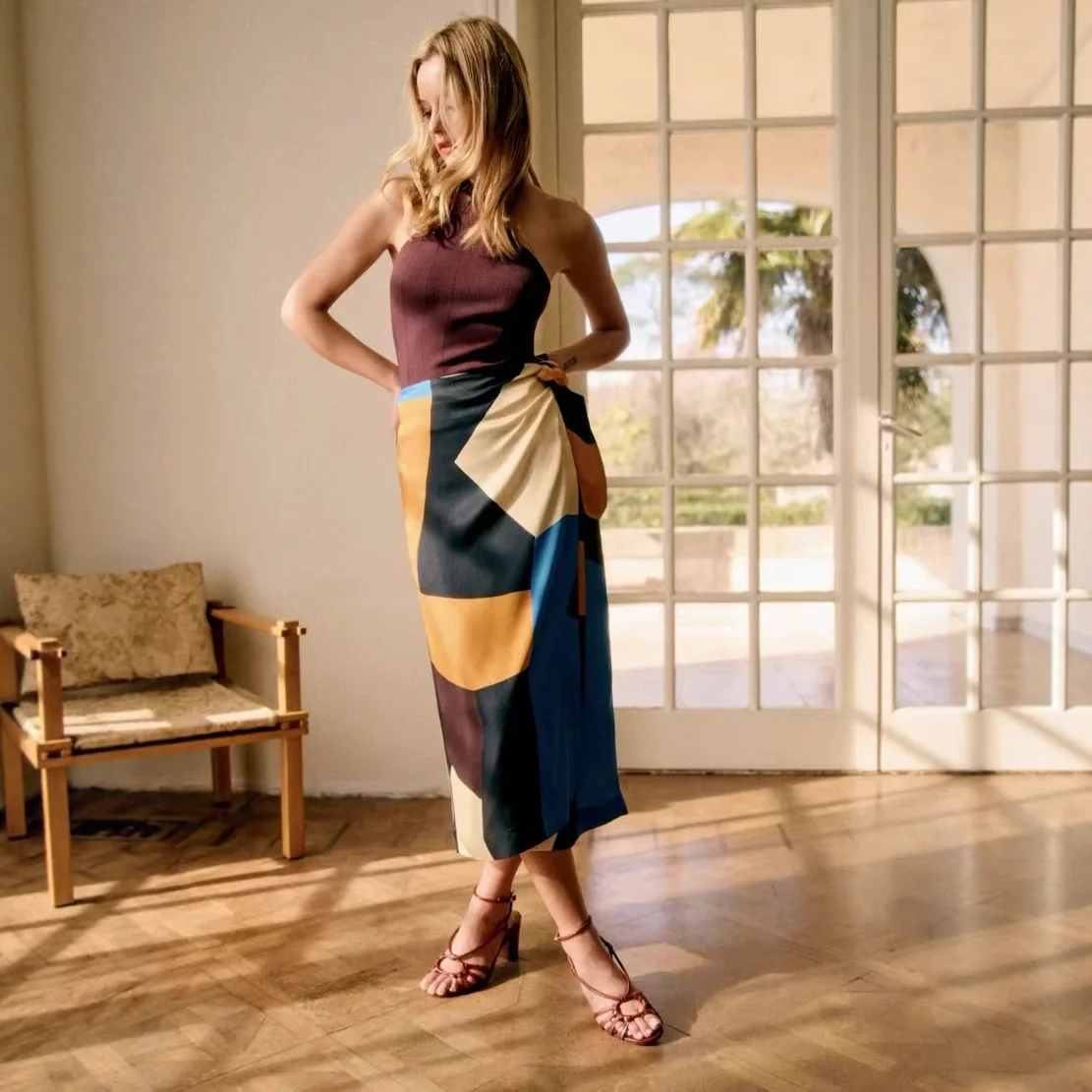 Slimming High Waist Banded ter Ne Print Dr Ele Faionable Summer New Arrival Wrap Sle Skirt
Slimming High Waist Banded ter Ne Print Dr Ele Faionable Summer New Arrival Wrap Sle Skirt