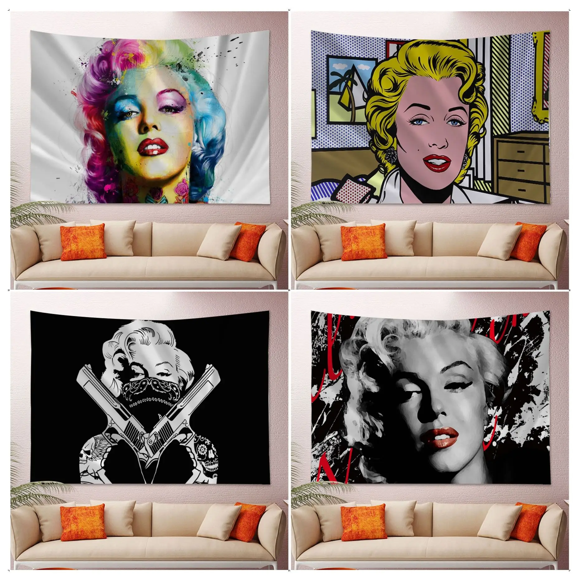 Sexy Marilyn Monroe Tapestry Art Printing Indian Buddha Wall Decoration Witchcraft Bohemian Hippie Home Decor
Sexy Marilyn Monroe Tapestry Art Printing Indian Buddha Wall Decoration Witchcraft Bohemian Hippie Home Decor