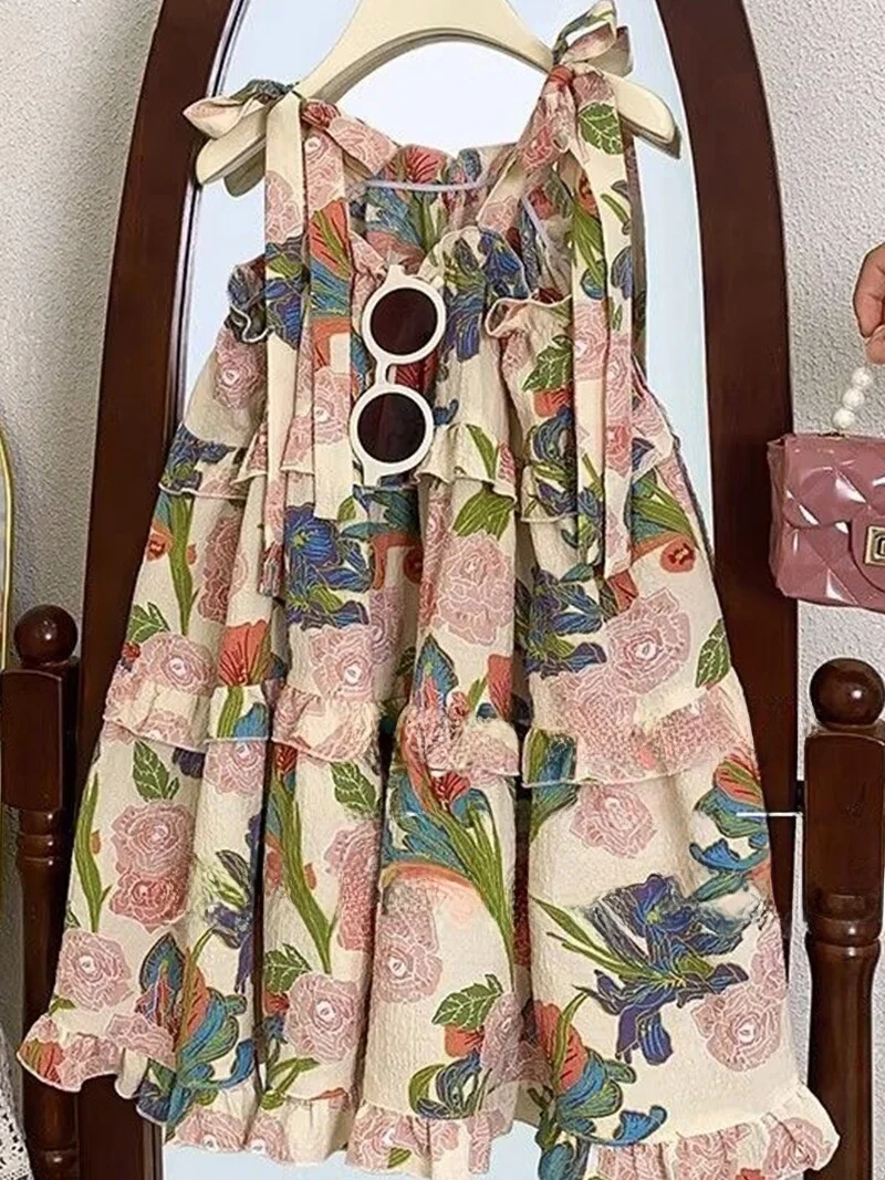 plus Size Floral Tie Belted Strap Dress Women Summer Beach Sleeveless Princess Dress Fairy Tale Style Loose Waist Polyester F...
plus Size Floral Tie Belted Strap Dress Women Summer Beach Sleeveless Princess Dress Fairy Tale Style Loose Waist Polyester F...