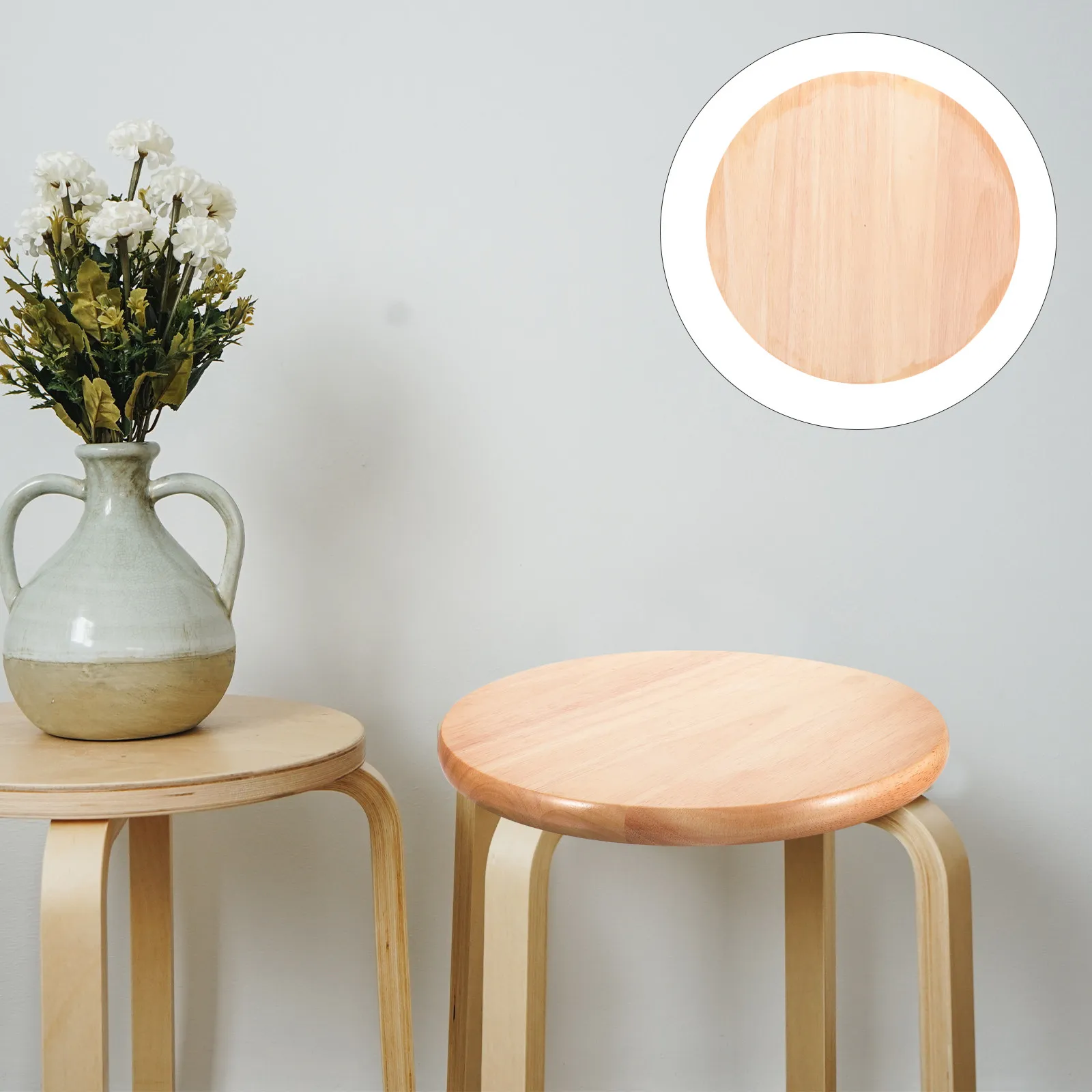 Solid Wood Round Stool Seat Replacement Heavy Duty Sturdy Wooden Chair Seating Component Easy Clean for Bar Stool Repair Round
Solid Wood Round Stool Seat Replacement Heavy Duty Sturdy Wooden Chair Seating Component Easy Clean for Bar Stool Repair Round