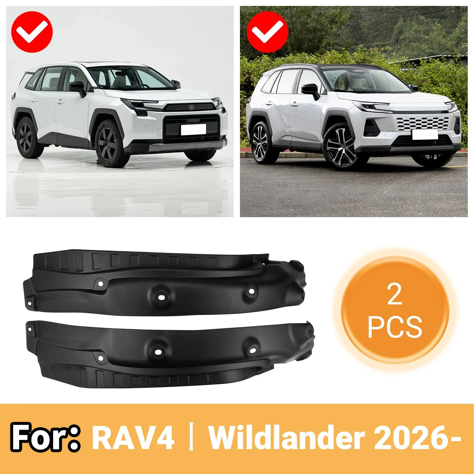 For Toyota Wildlander RAV4 2026 Rear Wheel Inner Liner Rubber Mud Flaps Splash Guards Export Auto Accessories
For Toyota Wildlander RAV4 2026 Rear Wheel Inner Liner Rubber Mud Flaps Splash Guards Export Auto Accessories