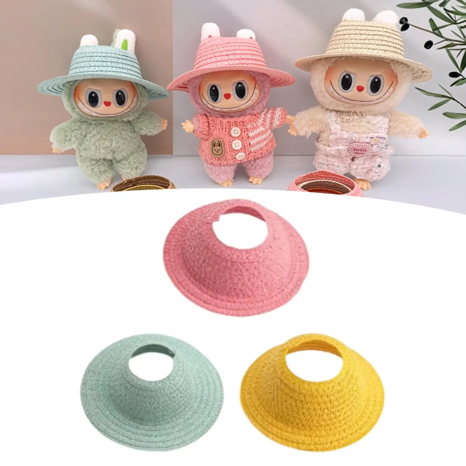 Miniature Doll Hat Soft Cosplay DIY Crafts Present Practical Cartoon Dress up Wide Brim Hat Costumes for Living Room Home Kids
Miniature Doll Hat Soft Cosplay DIY Crafts Present Practical Cartoon Dress up Wide Brim Hat Costumes for Living Room Home Kids