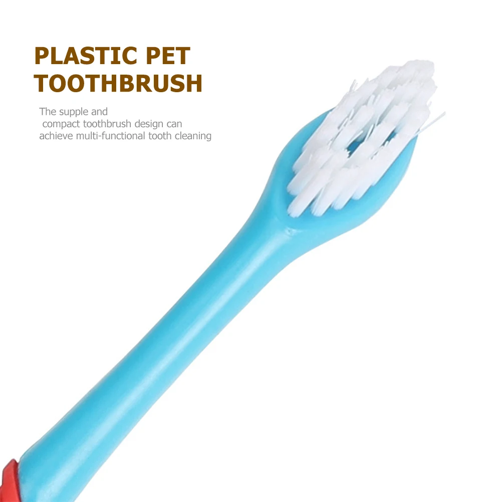 Pet Toothbrush Double Head Small Ended for Dogs Cats Manual Handheld Soft Long Handle Small Dog Accessories Oral Care
Pet Toothbrush Double Head Small Ended for Dogs Cats Manual Handheld Soft Long Handle Small Dog Accessories Oral Care