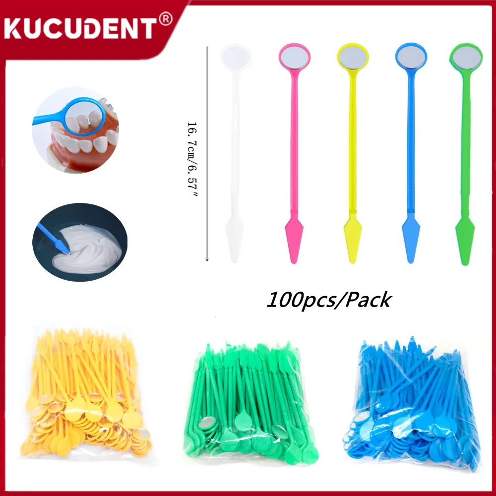 100Pcs Dental Mouth Mirror Plastic Disposable Dentist Mirror Multifunction Reflector Oral Exam Hygiene Care Tool Teeth Whitening
100Pcs Dental Mouth Mirror Plastic Disposable Dentist Mirror Multifunction Reflector Oral Exam Hygiene Care Tool Teeth Whitening