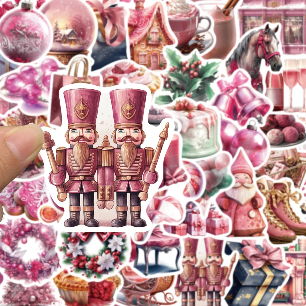 10/30/50pcs Vintage Cartoon Candy Santa Claus Stickers Pink Christmas Gift Sticker Decorative Laptop Phone Luggage Window Decals 
10/30/50pcs Vintage Cartoon Candy Santa Claus Stickers Pink Christmas Gift Sticker Decorative Laptop Phone Luggage Window Decals