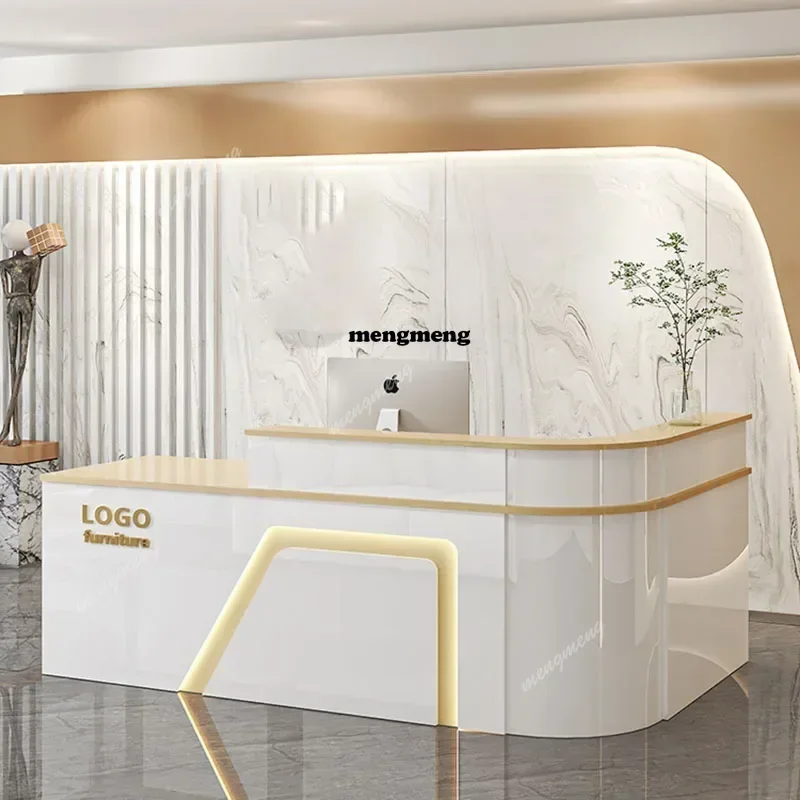 Nordic Reception Pulpit Office Desk Front White Pulpitos Hair Salon Shop Counter Register Aesthetic Bureau Postmodern Furniture
Nordic Reception Pulpit Office Desk Front White Pulpitos Hair Salon Shop Counter Register Aesthetic Bureau Postmodern Furniture