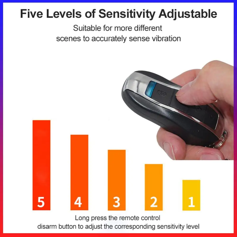 Electric Wireless Motorcycle Bike Alarm Anti-Theft Vibration Detector 150 dB Super Loud Wireless Motorcycle Alarm
Electric Wireless Motorcycle Bike Alarm Anti-Theft Vibration Detector 150 dB Super Loud Wireless Motorcycle Alarm