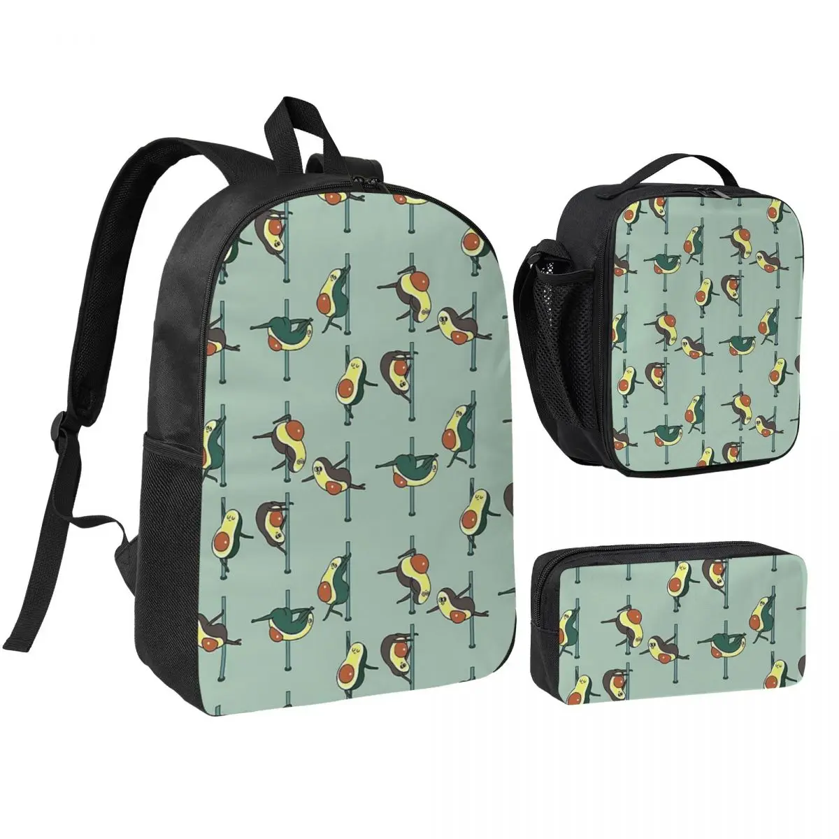 Avocados Pole Dancing Club Backpack Student BookBag School Bag Shoulder Bags 3ps Insulated Lunch Bag Pencil Case
Avocados Pole Dancing Club Backpack Student BookBag School Bag Shoulder Bags 3ps Insulated Lunch Bag Pencil Case