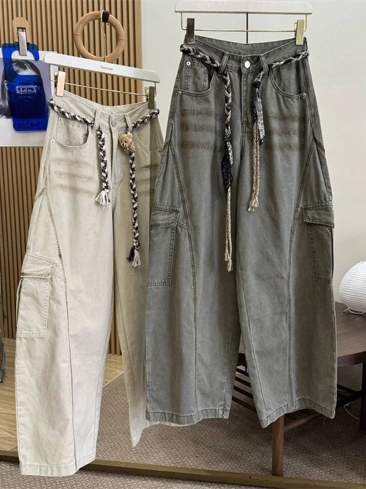 Laid-back Style Wide Leg Pants High Waist Commute Style Casual Trousers for Early Autumn New Arrival Women's plus Size
Laid-back Style Wide Leg Pants High Waist Commute Style Casual Trousers for Early Autumn New Arrival Women's plus Size