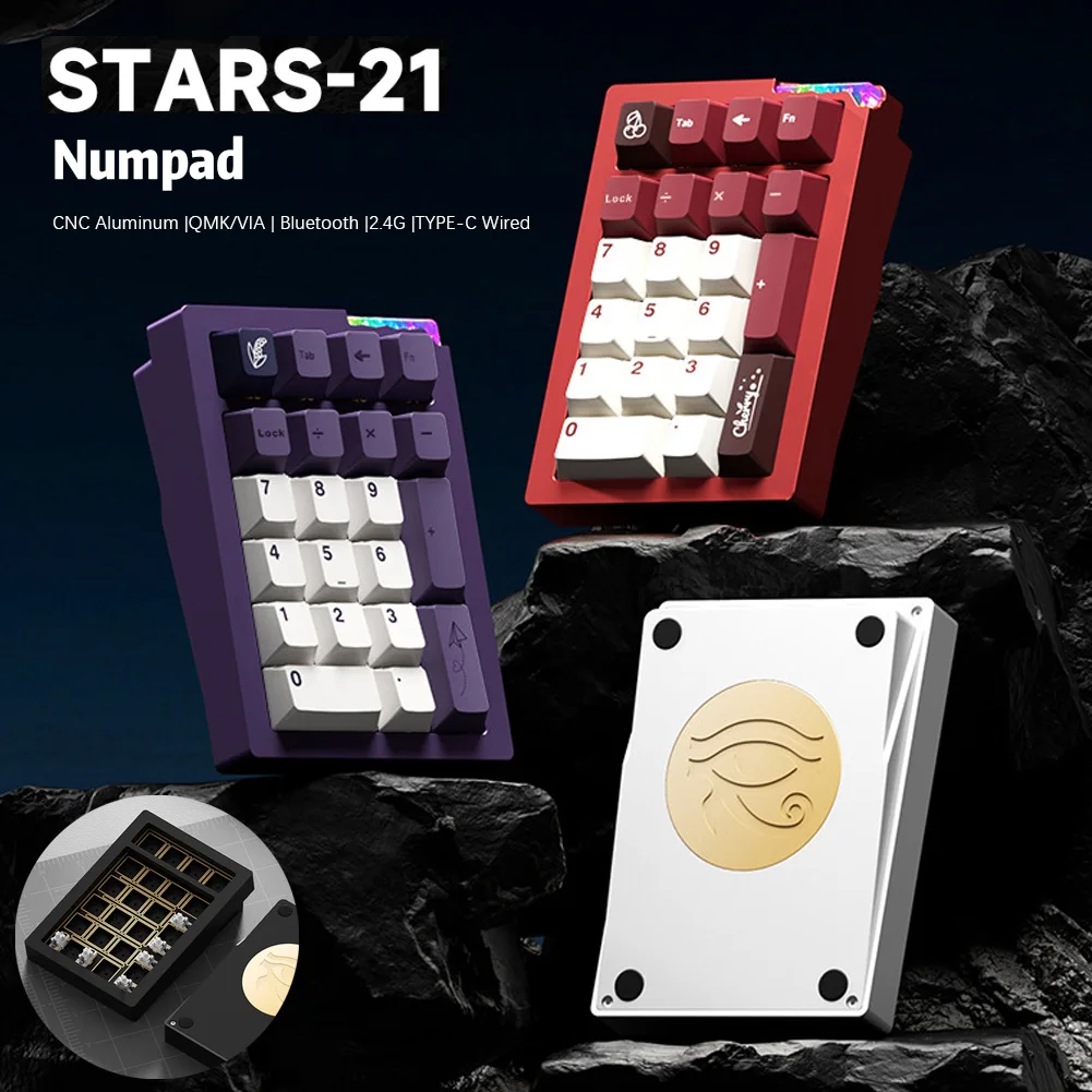 Weikav Stars21 Numpad Kits Беспроводная механическая клавиатура RGB с возможностью горячей замены Три режима алюминиевые комплекты Игровая клавиатура Киберспорт Настроить
Weikav Stars21 Numpad Kits Беспроводная механическая клавиатура RGB с возможностью горячей замены Три режима алюминиевые комплекты Игровая клавиатура Киберспорт Настроить