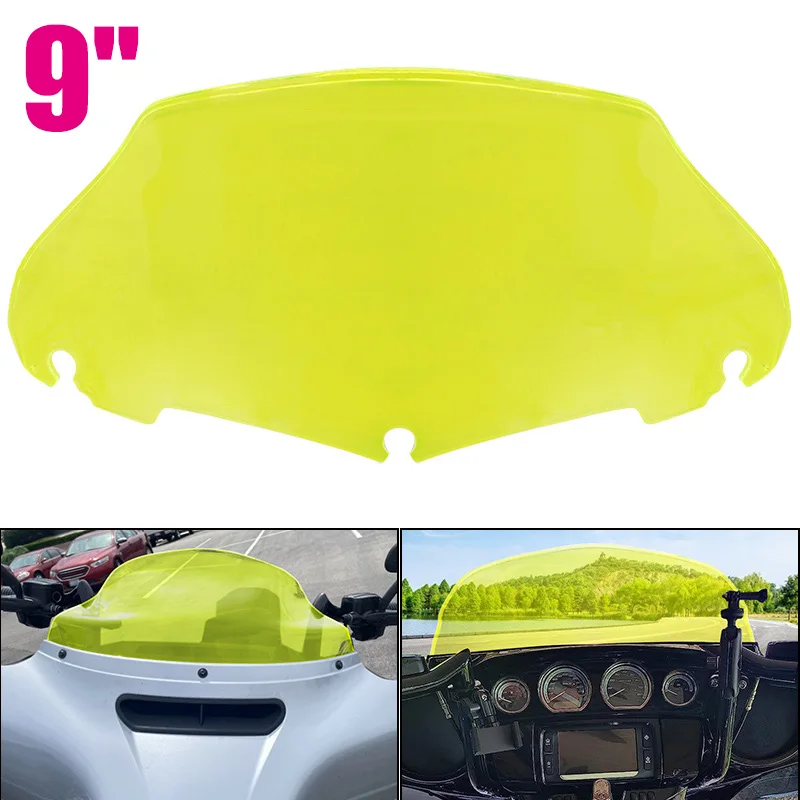 9 " Motorcycle Windshield Fairing Windscreen for Harley Road Glide Ultra Custom FLTRU CVO FLTR FLTRX 2014-2023 Wind Deflector
9 " Motorcycle Windshield Fairing Windscreen for Harley Road Glide Ultra Custom FLTRU CVO FLTR FLTRX 2014-2023 Wind Deflector