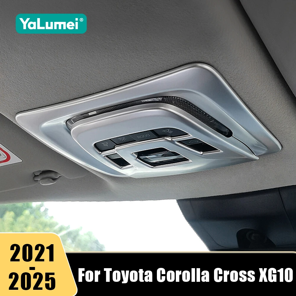 ABS Carbon Car Front Reading Light Cover Trim Roof Lamp Frame Sticker Accessories For Toyota Corolla Cross XG10 2021-2025 Hybrid
ABS Carbon Car Front Reading Light Cover Trim Roof Lamp Frame Sticker Accessories For Toyota Corolla Cross XG10 2021-2025 Hybrid