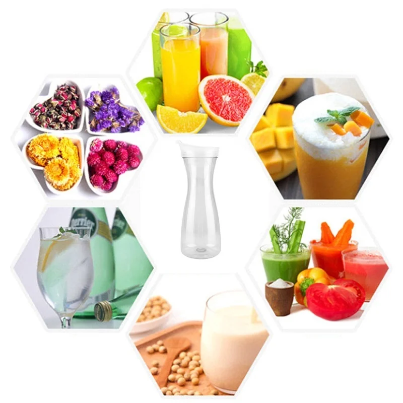 1600ml Acrylic Transparent Juice Bottle Water Jug Ice Cold Juice Jug With Lid For Bar Home Use
1600ml Acrylic Transparent Juice Bottle Water Jug Ice Cold Juice Jug With Lid For Bar Home Use