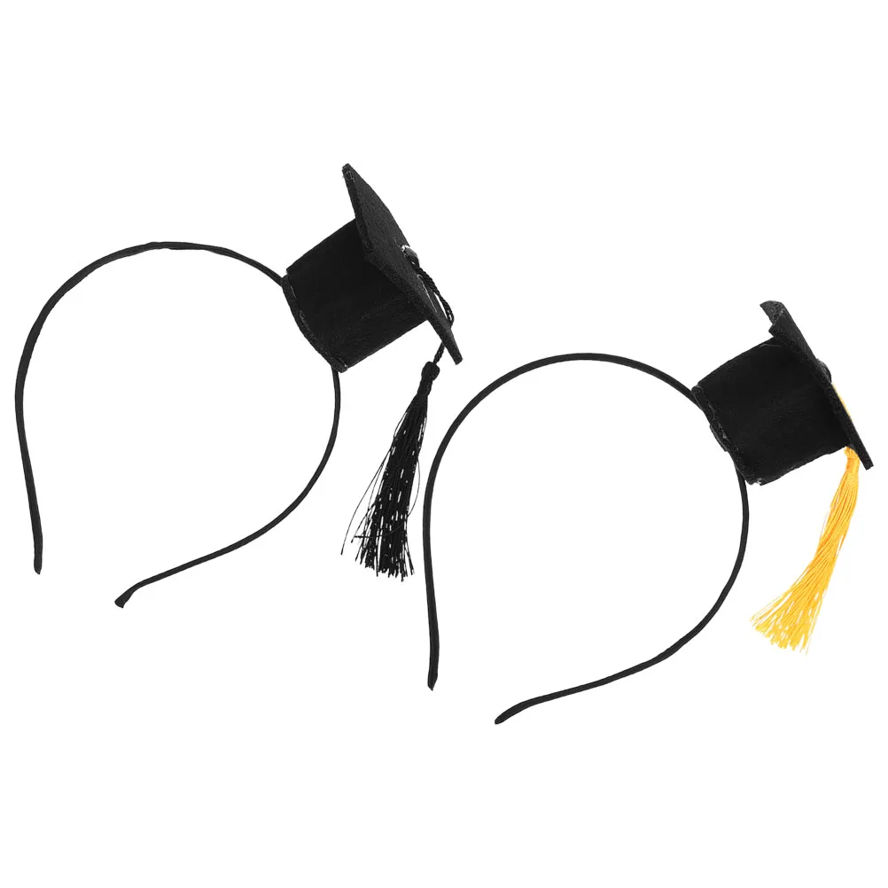 2Pcs Doctor Hat Headband Lightweight Smooth Surface Graduation Cap Hairband Party Supplies Tassel Decorative Accessories
2Pcs Doctor Hat Headband Lightweight Smooth Surface Graduation Cap Hairband Party Supplies Tassel Decorative Accessories