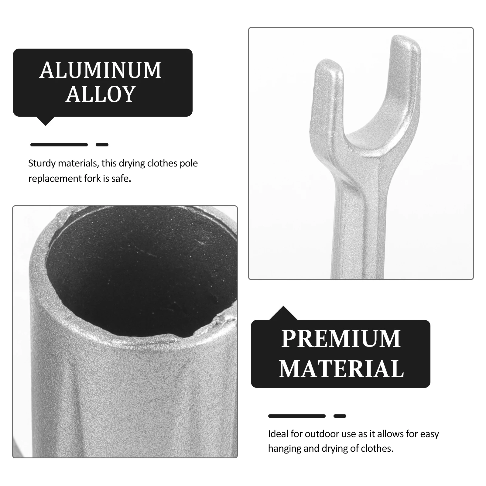 2 Pcs Clothes Rail Pole Fork Drying Accessories Head Replacement Washing Line Balcony Forks 
2 Pcs Clothes Rail Pole Fork Drying Accessories Head Replacement Washing Line Balcony Forks