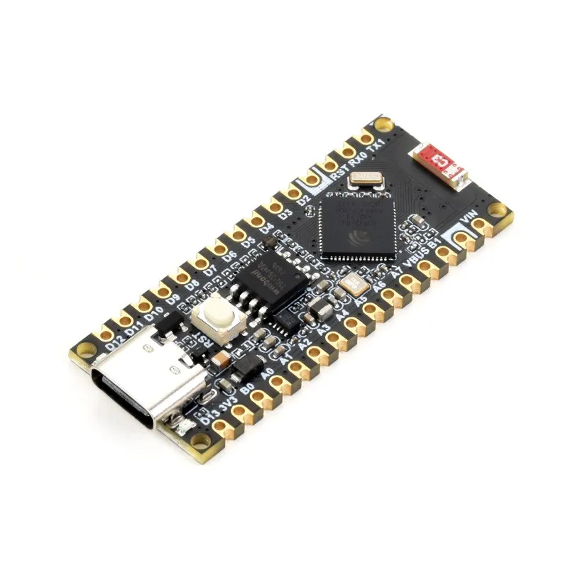ESP32-S3-Nano плата разработки, основанная на ESP32-S3R8, совместима с Arduino Nano ESP32
ESP32-S3-Nano плата разработки, основанная на ESP32-S3R8, совместима с Arduino Nano ESP32